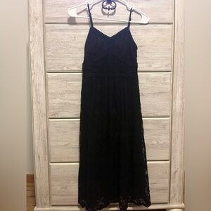 Altard State Midi Black Lace Dress - Size S